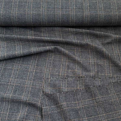 Ternet Italiensk uld med brun strib