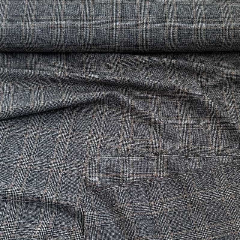 Ternet Italiensk uld med brun strib