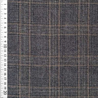 Ternet Italiensk uld med brun strib