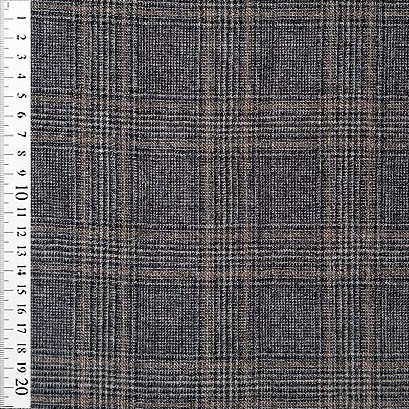 Ternet Italiensk uld med brun strib