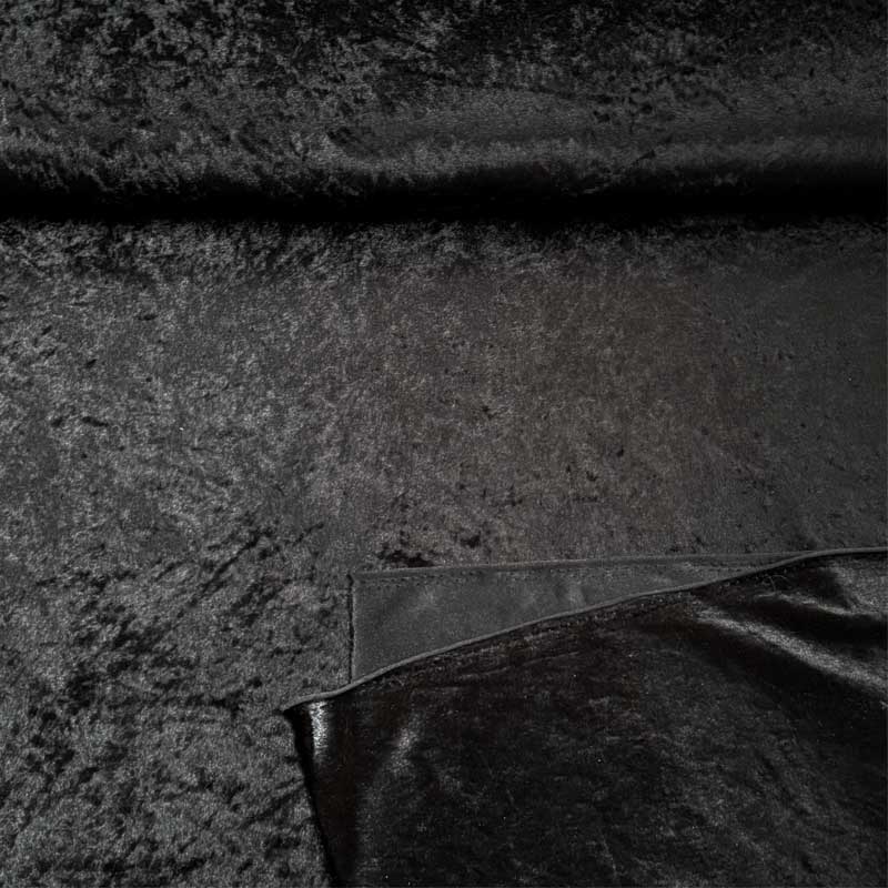 Nervøs velour i sort