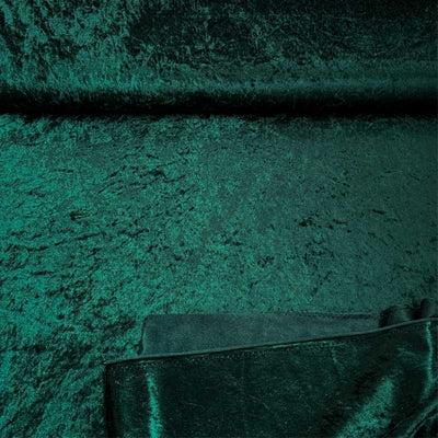 Nervøs velour i flaskegrøn