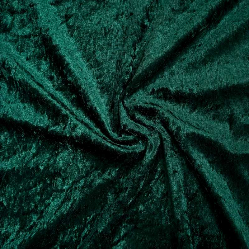 Nervøs velour i flaskegrøn