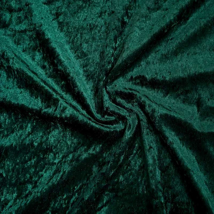 Nervøs velour i flaskegrøn