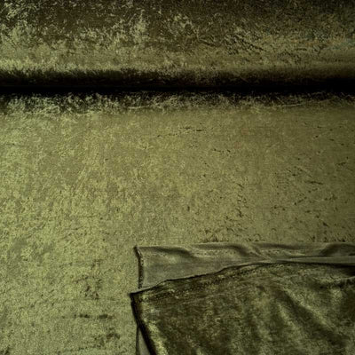 Nervøs velour i olivengrøn