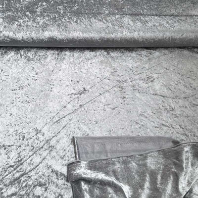 Nervøs velour i lysegrå