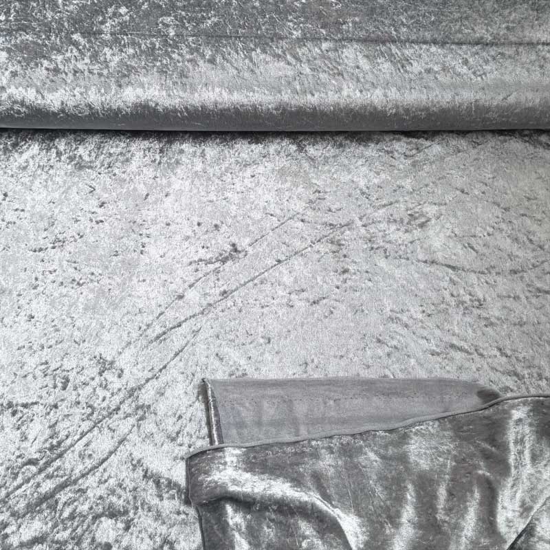 Nervøs velour i lysegrå