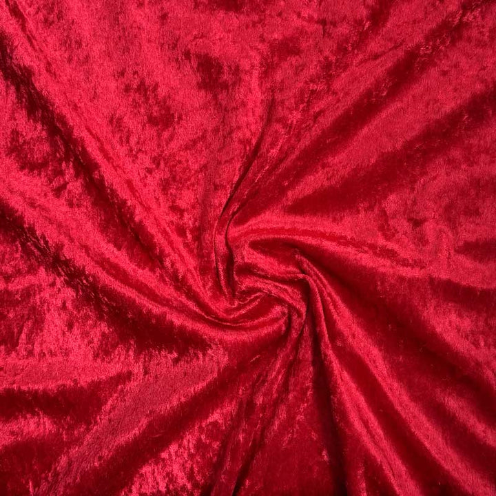 Nervøs velour i rød