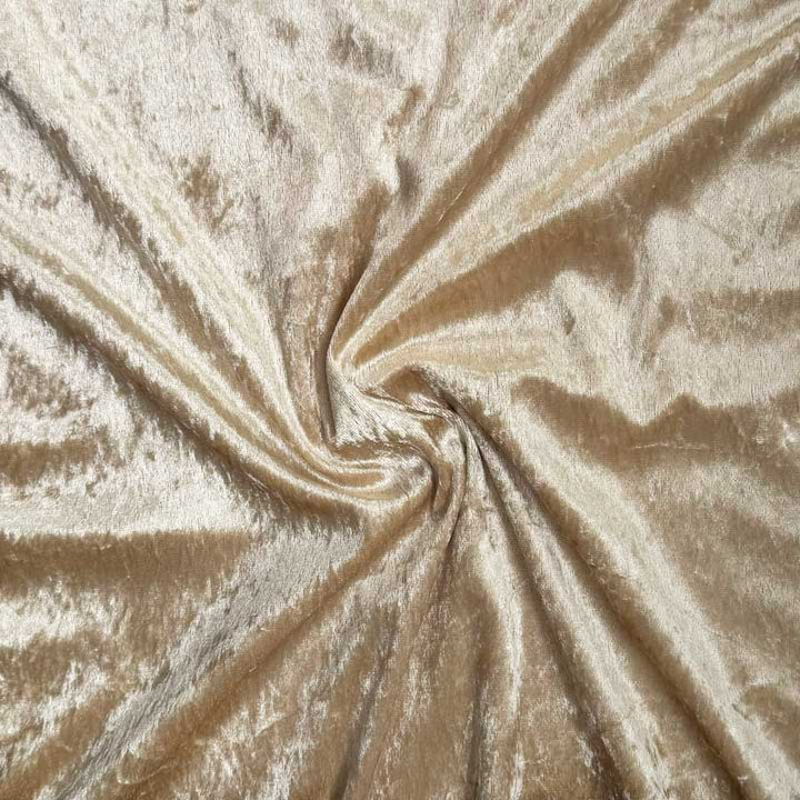 Nervøs velour i guld farve