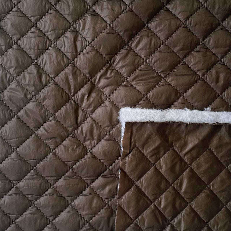 Quilt i felter, brun