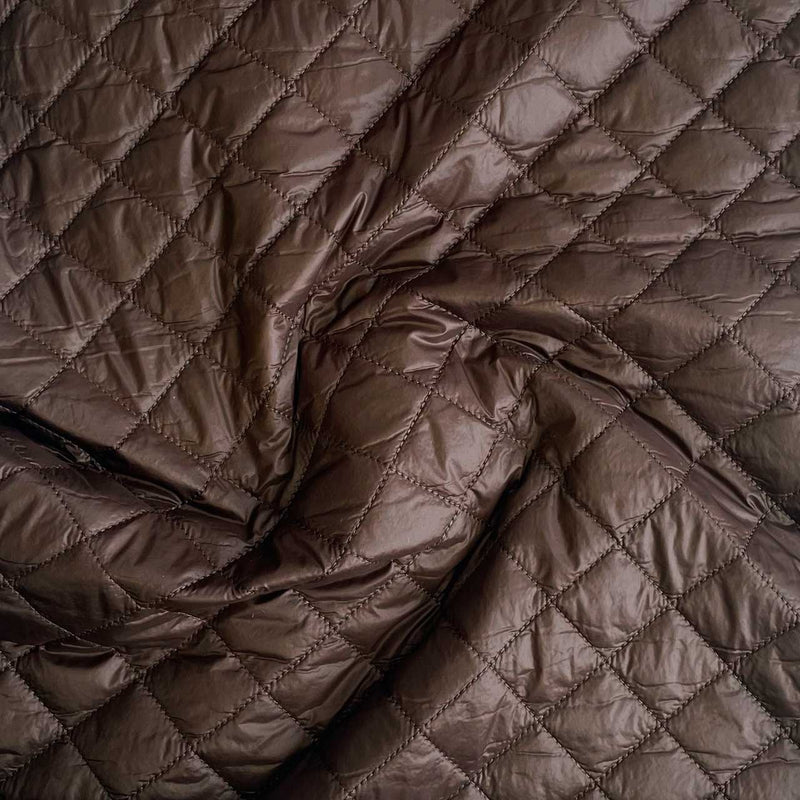 Quilt i felter, brun