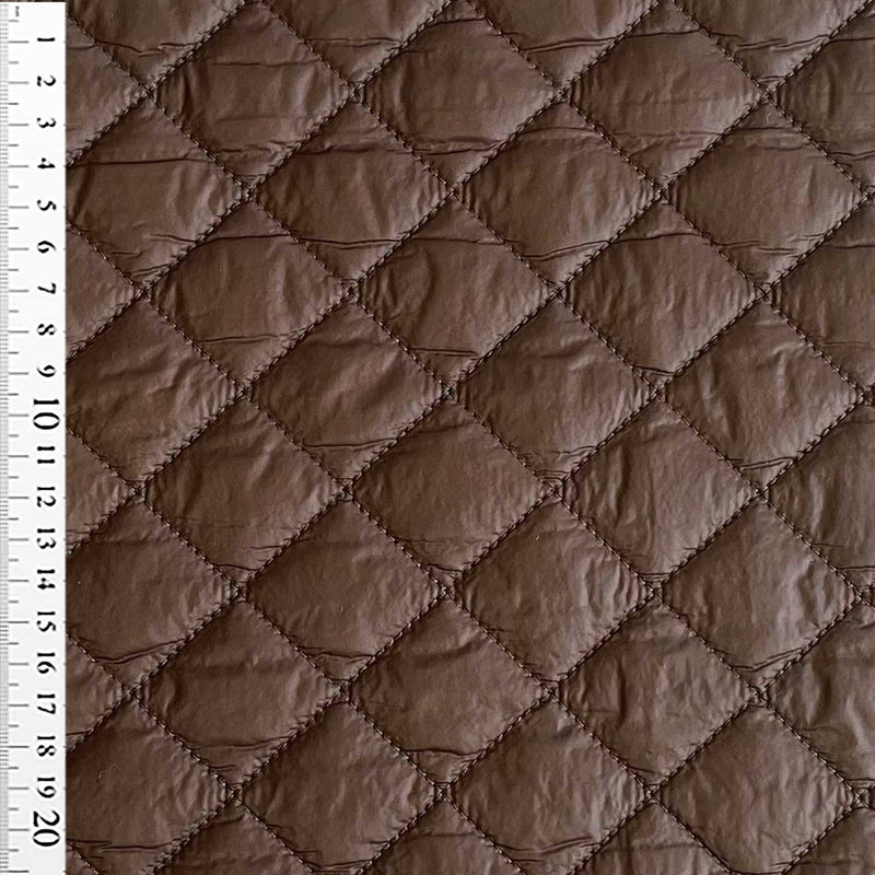 Quilt i felter, brun