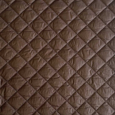 Quilt i felter, brun