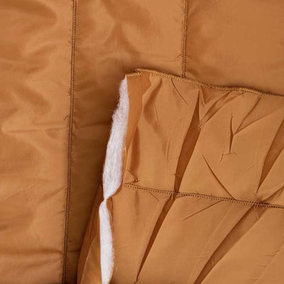 Quilt i baner i orange