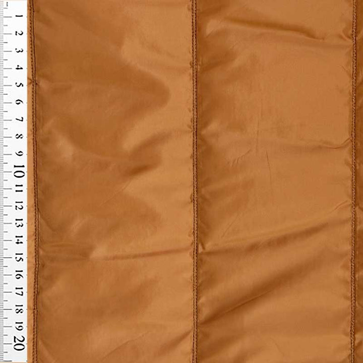 Quilt i baner i orange