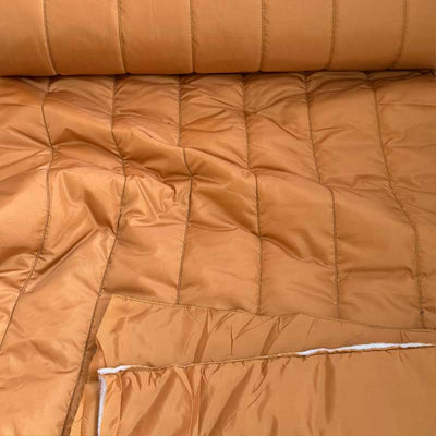 Quilt i baner i orange