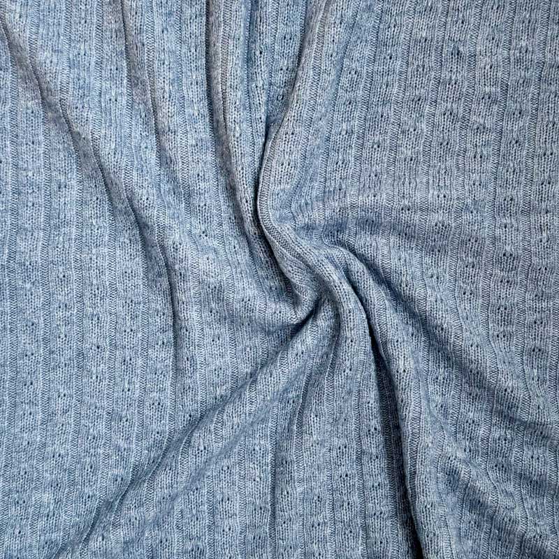 Strikstof med glimmer i lyseblå