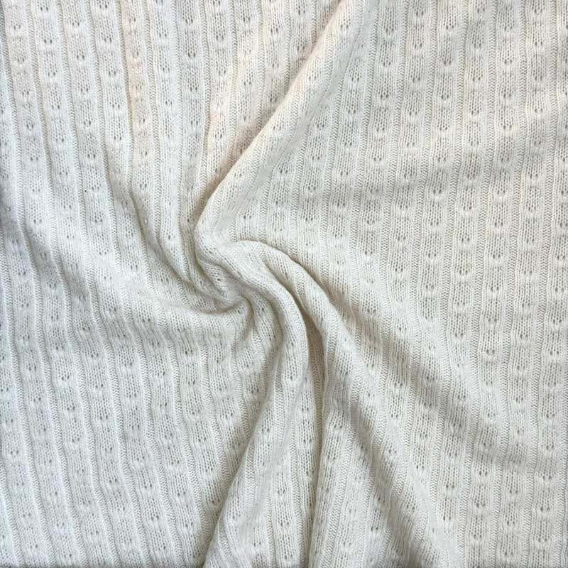 Strikstof med glimmer i off-white