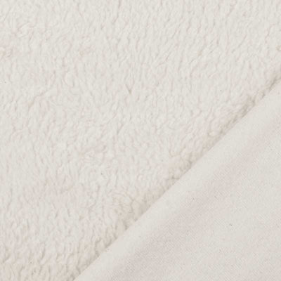 Ensfarvet Teddy i hvid