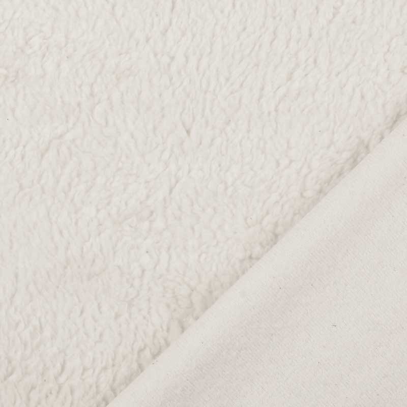 Ensfarvet Teddy i hvid