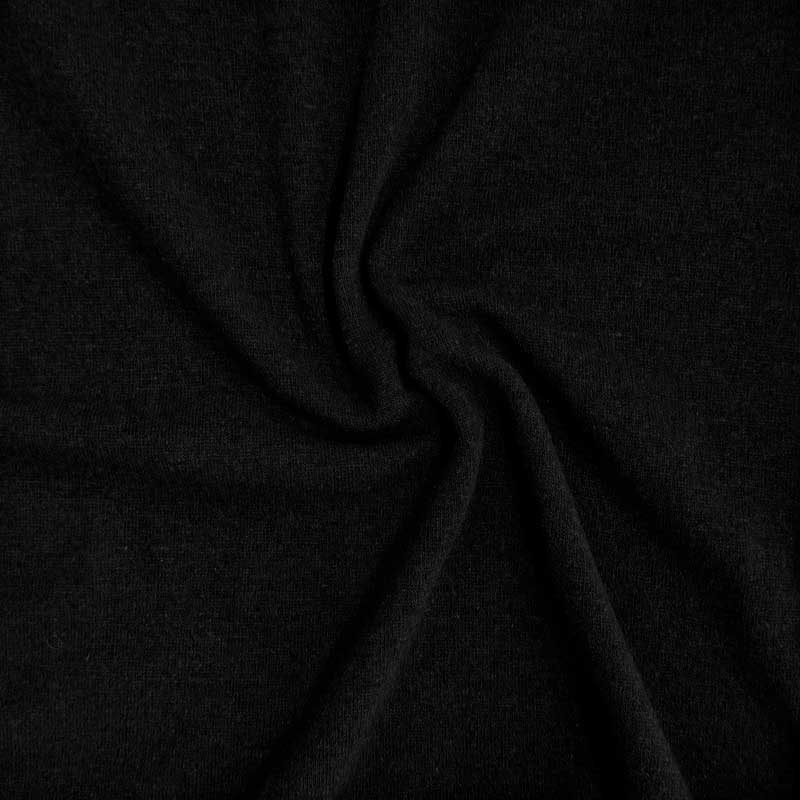 Sypakke Hoodie Halsedisse A908 i strikstof Uldstrik i sort (60 cm)