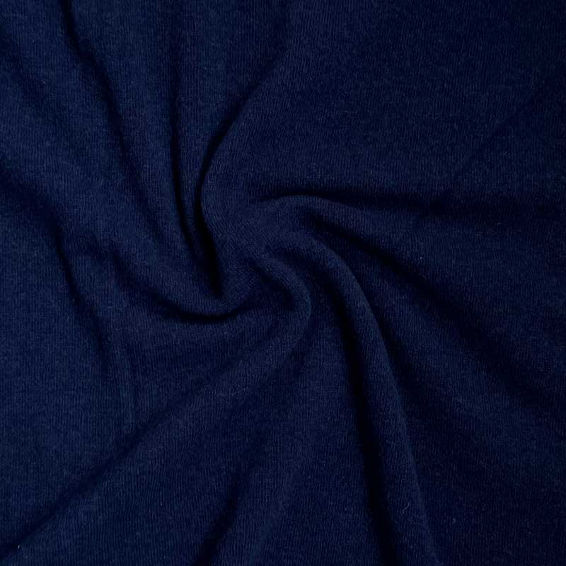 Uldstrik i marineblå