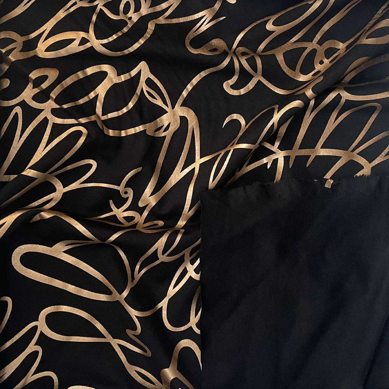 Vinter jersey med guld skrifter