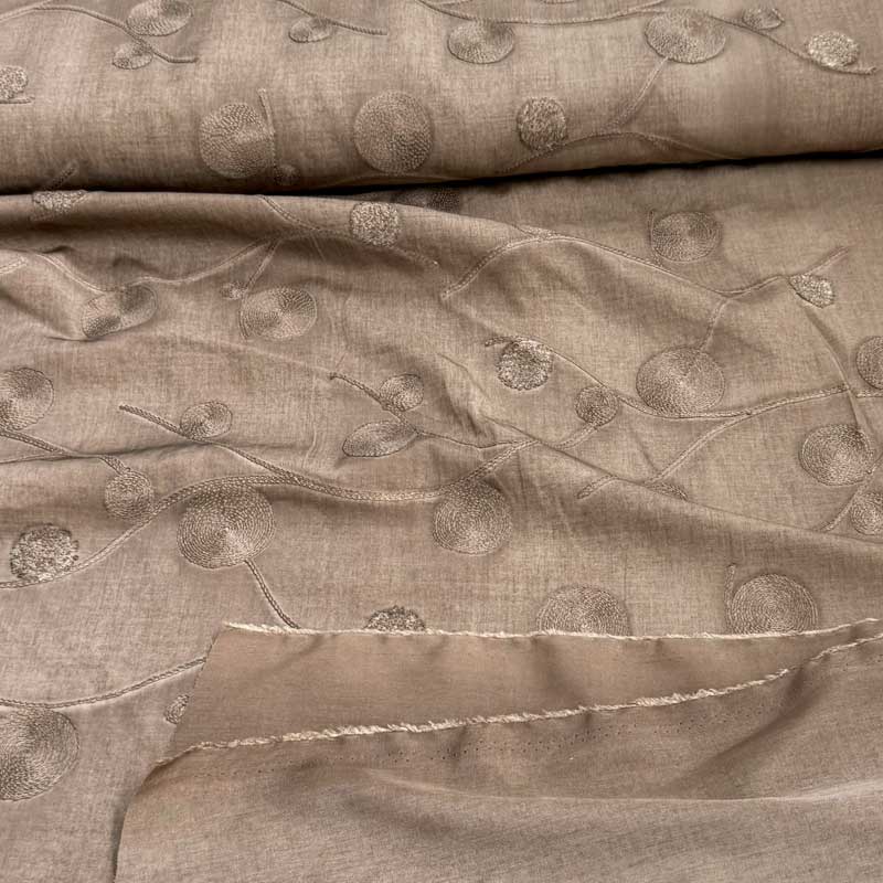 Fast viscose med soltræet i beige