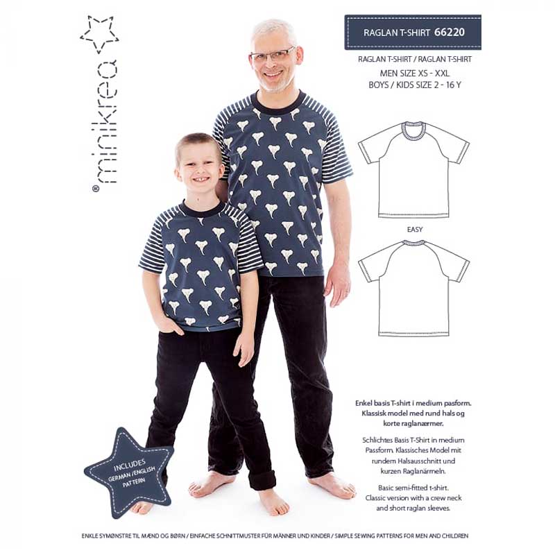 MiniKrea 66220 Raglan t-shirt