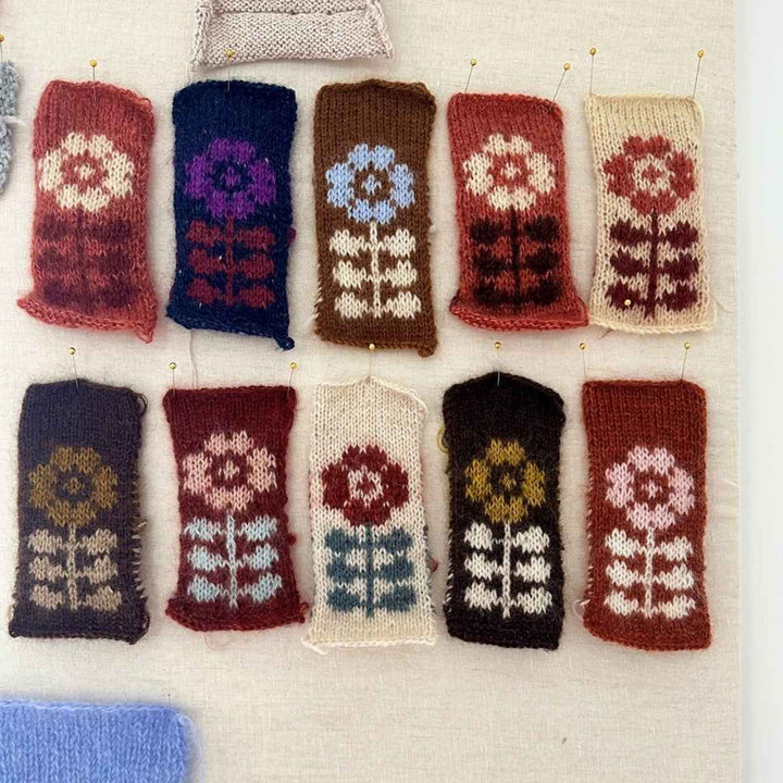 Strikkekit Mona sweater fra Le Knit i Tynd Peer Gynt og Tynd Silk Mohair