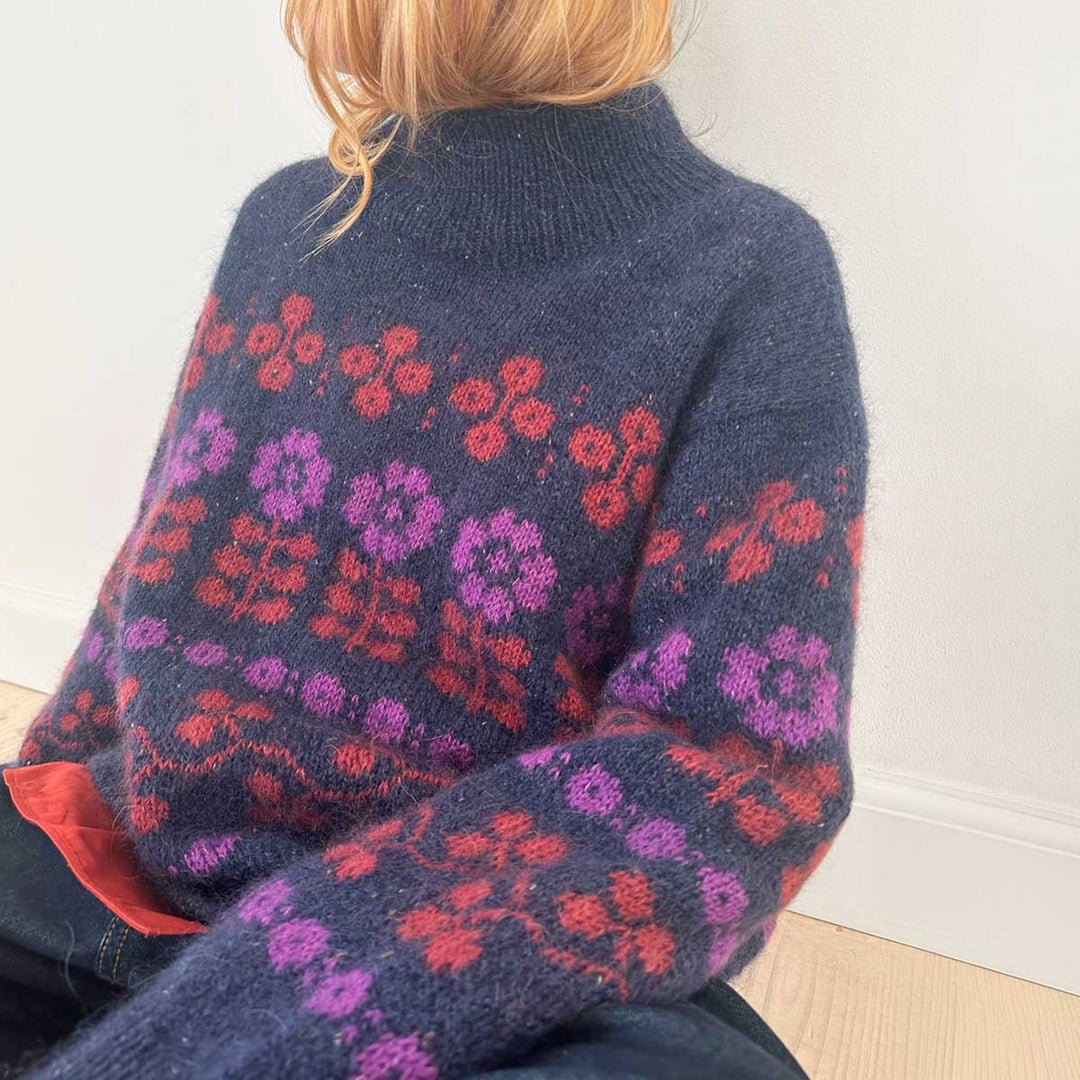 Mona sweater fra Le Knit i Tynd Peer Gynt og Tynd Silk Mohair