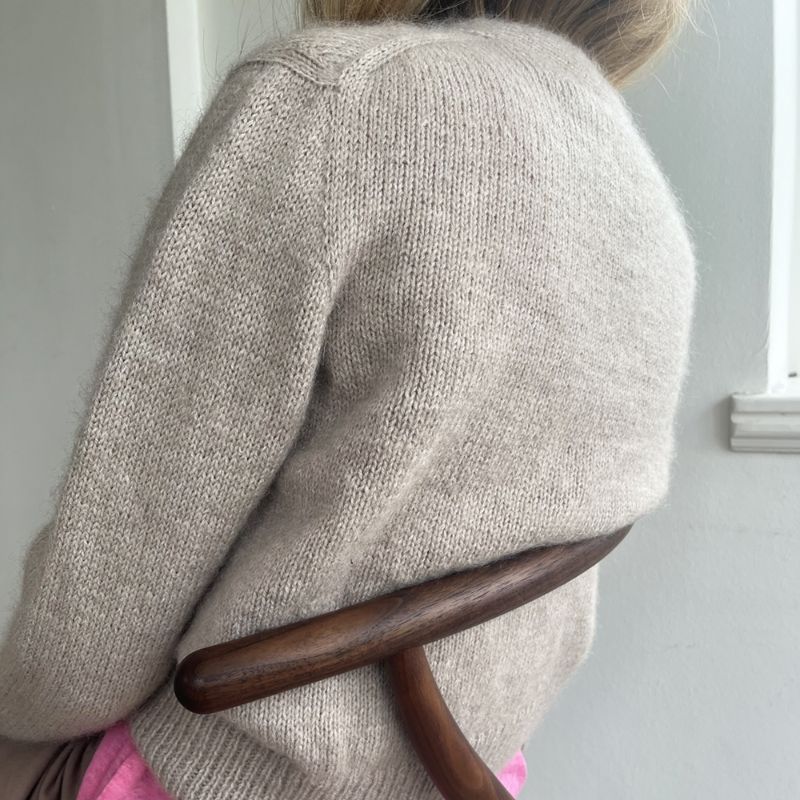Strikkekit Mouliné cardigan fra Le knit i Sunday og Tynd Silk Mohair