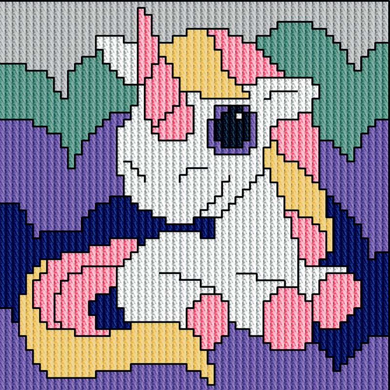 My First broderi Kit en Enhjørning fra Permin