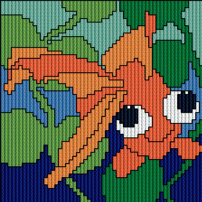 My First broderi Kit en Fisk fra Permin