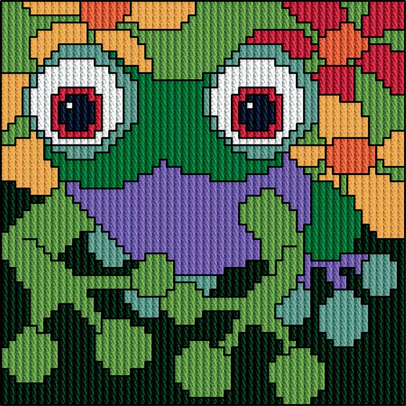 My First broderi Kit en Frø fra Permin