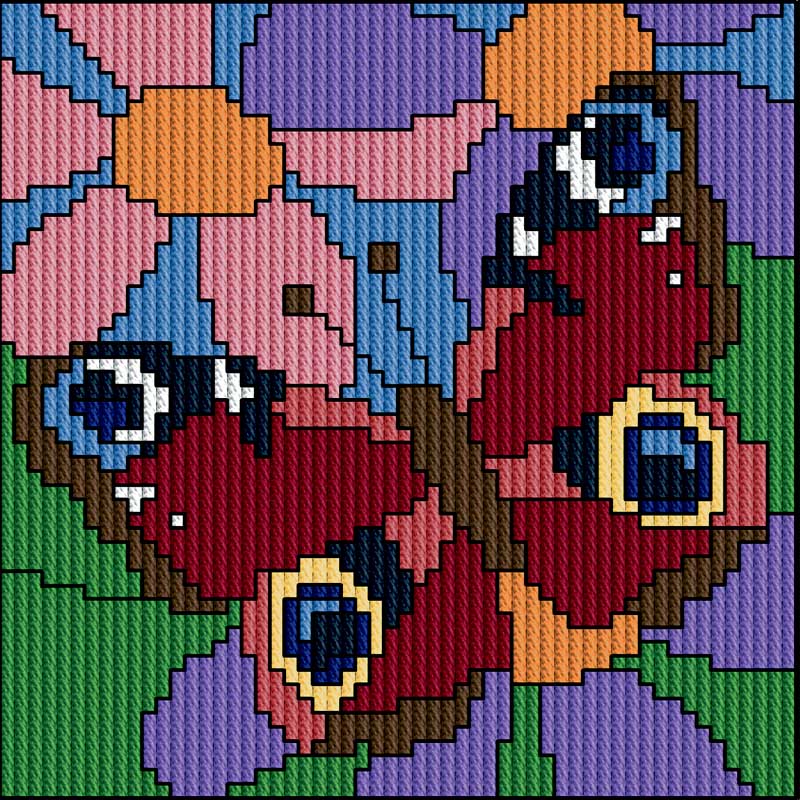 My First broderi Kit en Sommerfugl fra Permin