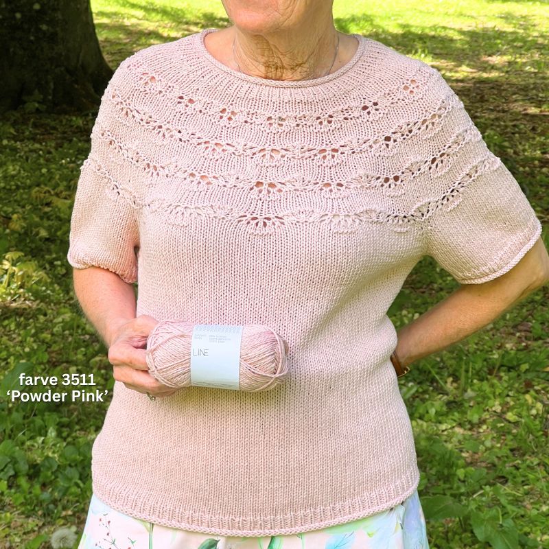 Strikkekit Noomi Tee fra Le Knit i Line garn