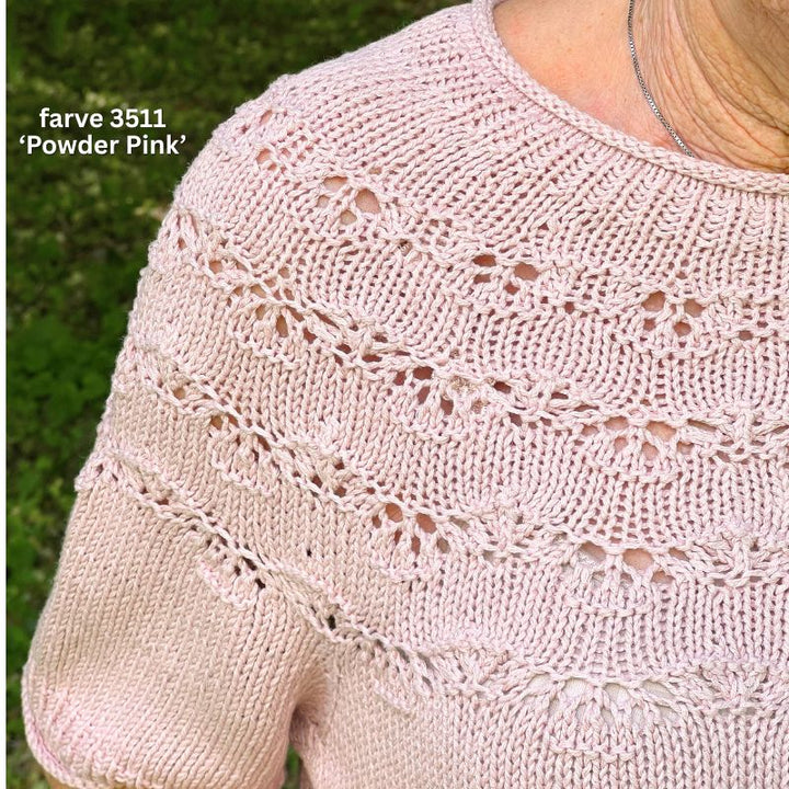 Strikkekit Noomi Tee fra Le Knit i Line garn