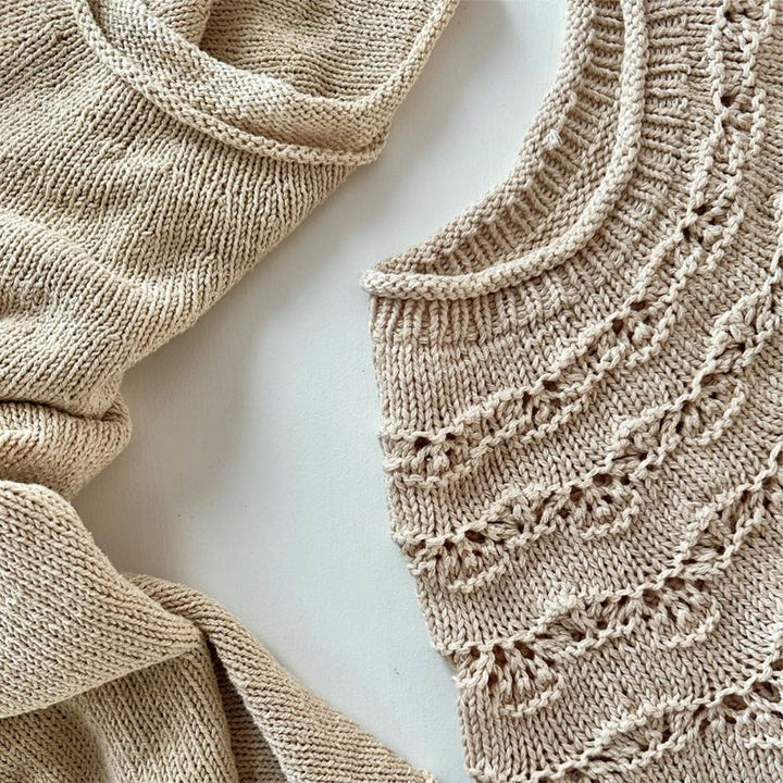 Strik Noomi Tee fra Le Knit i Line garn