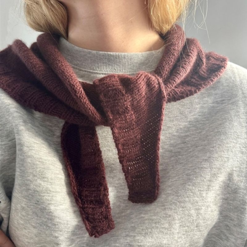 Strikkekit Note Bandana fra Le Knit i Cashmere fra Sandnes Garn