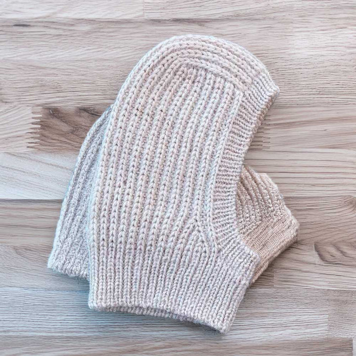 Strikkekit November Balaclava i Peer Gynt &amp; Tynd Silk Mohair