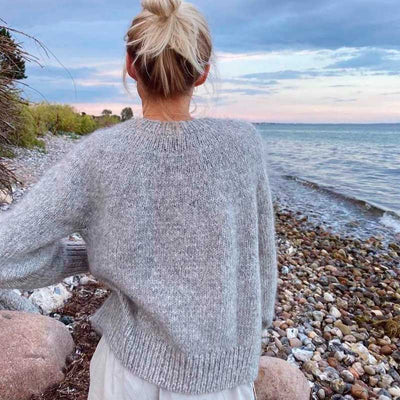 Strikkekit Novice Cardigan Chunky Edition fra PetiteKnit i Sandnes Garn