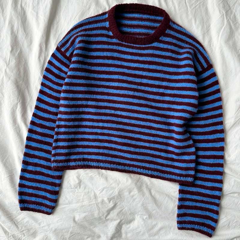 Strikkekit Olga Blouse fra PetiteKnit i Cashmere garn