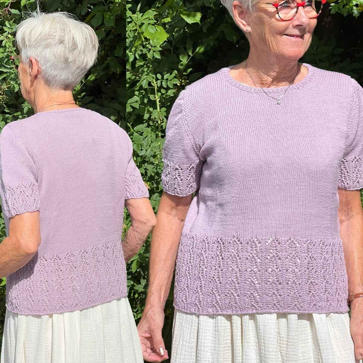 2586 Olivia Tee i Lana Cotton fra Hjertegarn