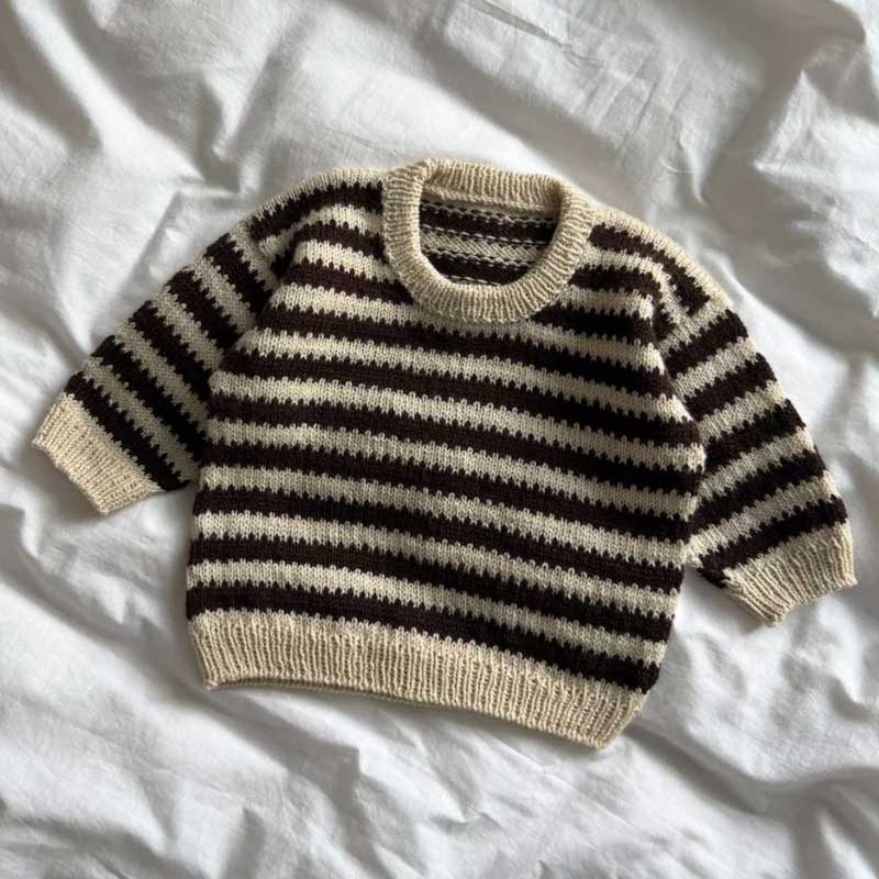 Strikkekit Otto Sweater Baby fra PetiteKnit i Sunday garn