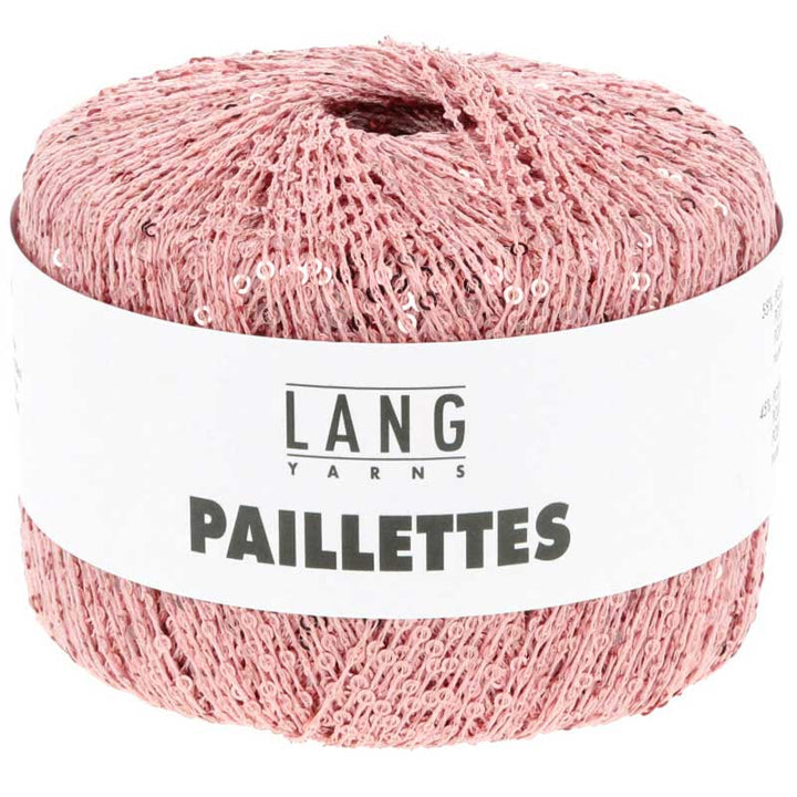 Paillettes garn fra Lang Yarns Rosa