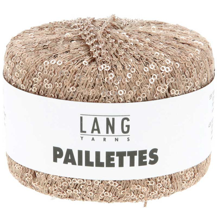 Paillettes garn fra Lang Yarns Beige