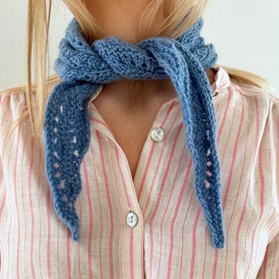 Peacock Scarf fra Le Knit (Opskrift i fysisk papirudgave)