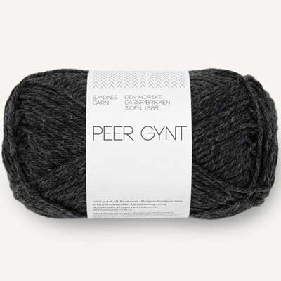 Peer Gynt garn fra Sandnes Garn Koksmeleret