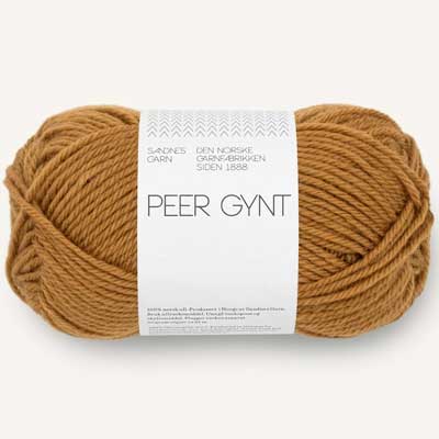 Peer Gynt garn fra Sandnes Garn Vintage gold